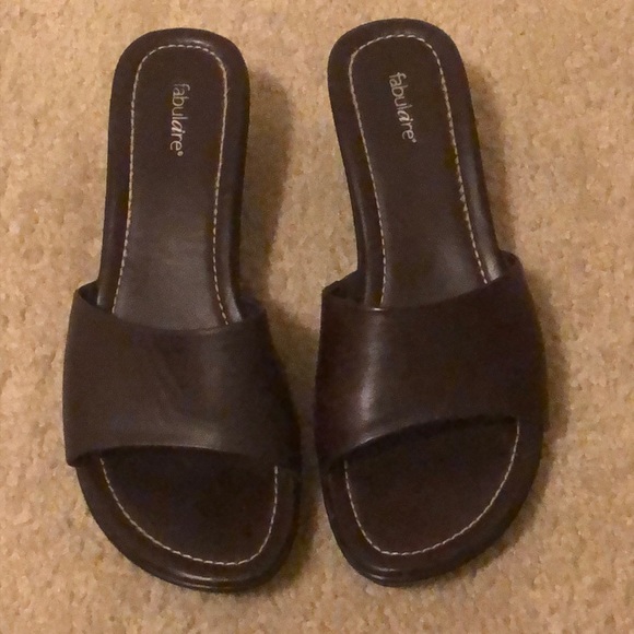 Fabulaire brown wedge shoes - Picture 4 of 7